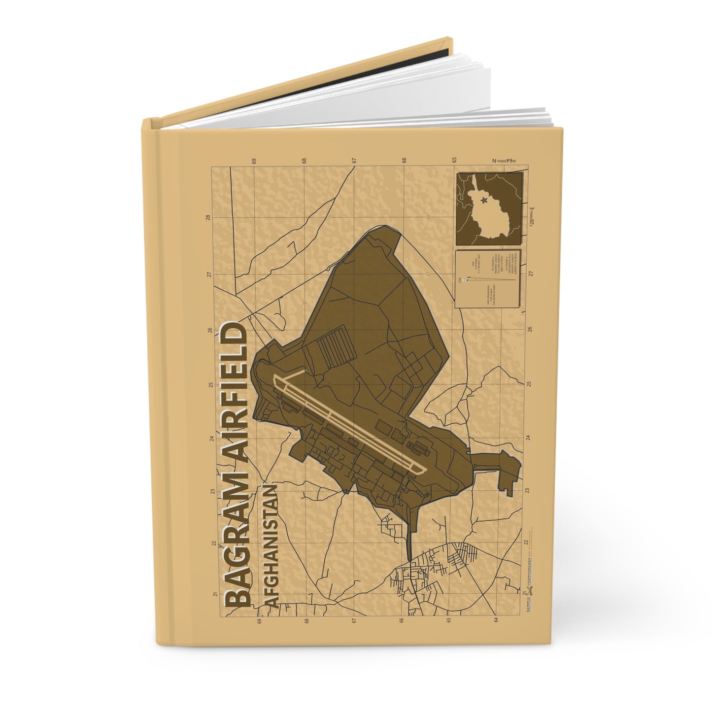 Bagram - Desert Camo - Hardcover Journal Matte