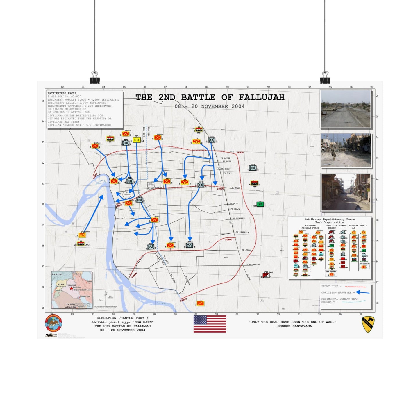 The 2nd Battle of Fallujah (November 2004) - Matte Posters