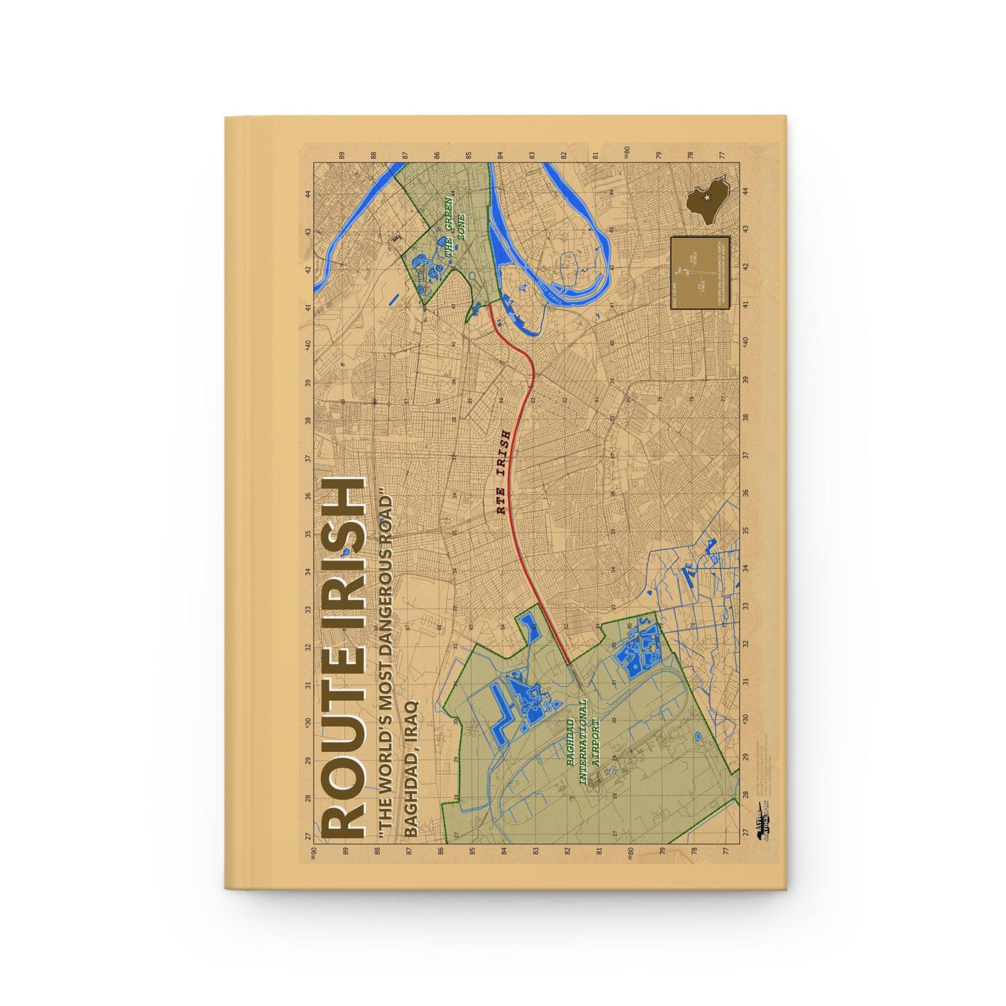 Route Irish Desert Camo - Hardcover Journal Matte