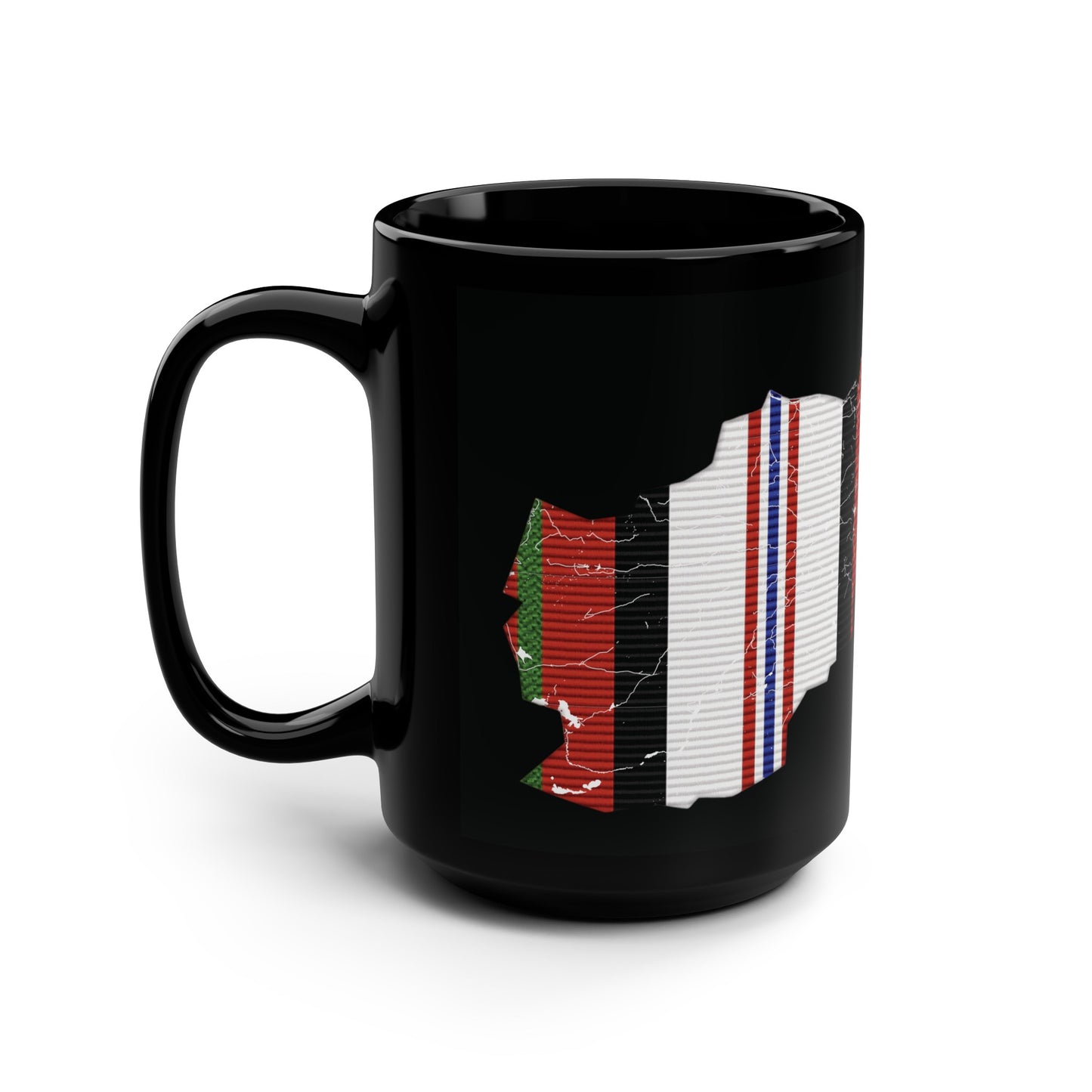 Afghanistan Campaign Ribbon - Mug, 15oz