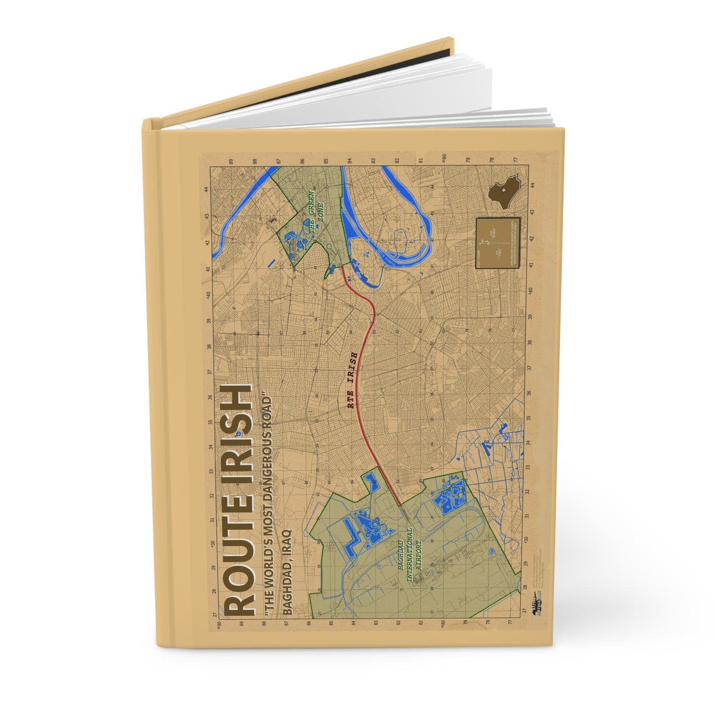 Route Irish Desert Camo - Hardcover Journal Matte