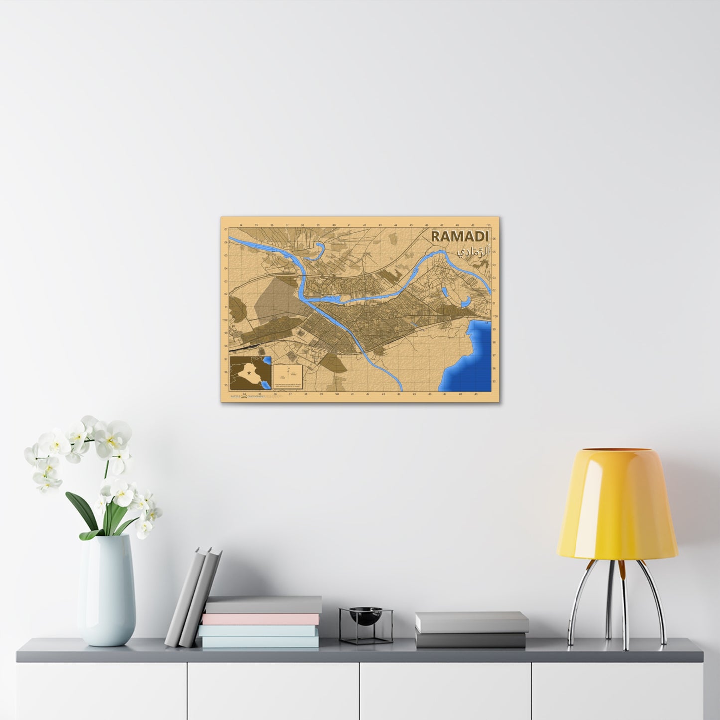 Ramadi Iraq - Desert Camo - Canvas Gallery Wraps