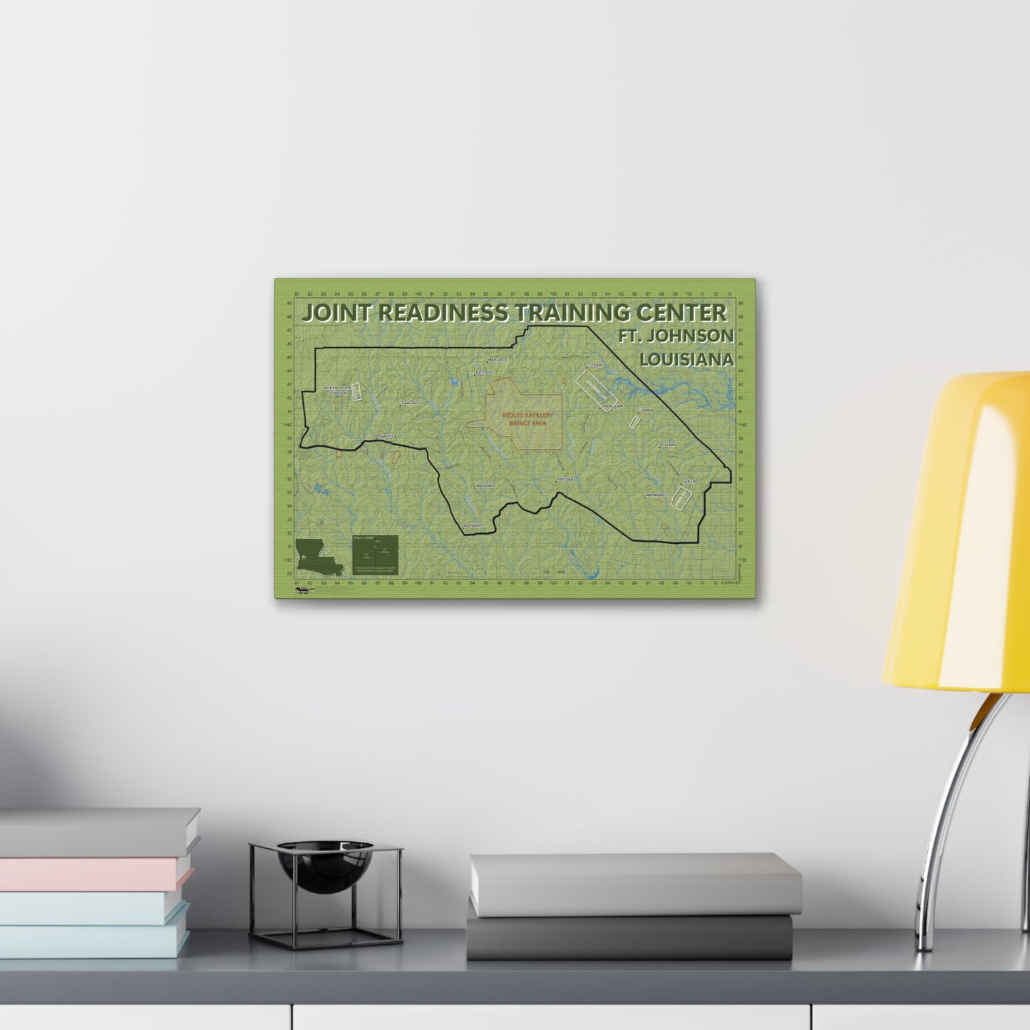 Joint Readiness Training Center - Fort Johnson  - Canvas Map