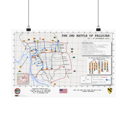 The 2nd Battle of Fallujah (November 2004) -  Matte Posters