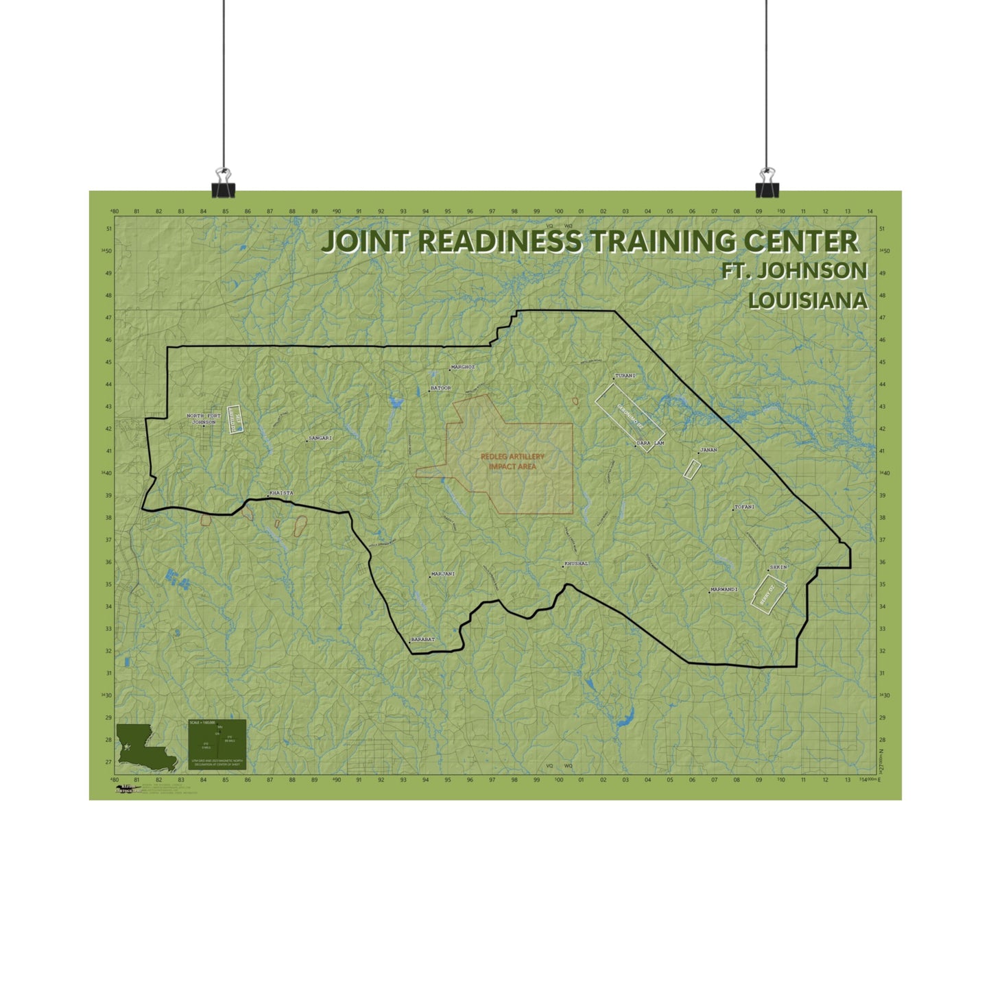 Ft. Johnson - Joint Readiness Training Center - Matte Poster