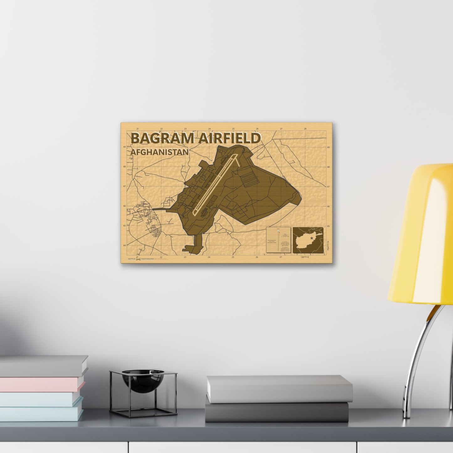 Bagram Airbase - Desert Camo - Canvas Gallery Wraps