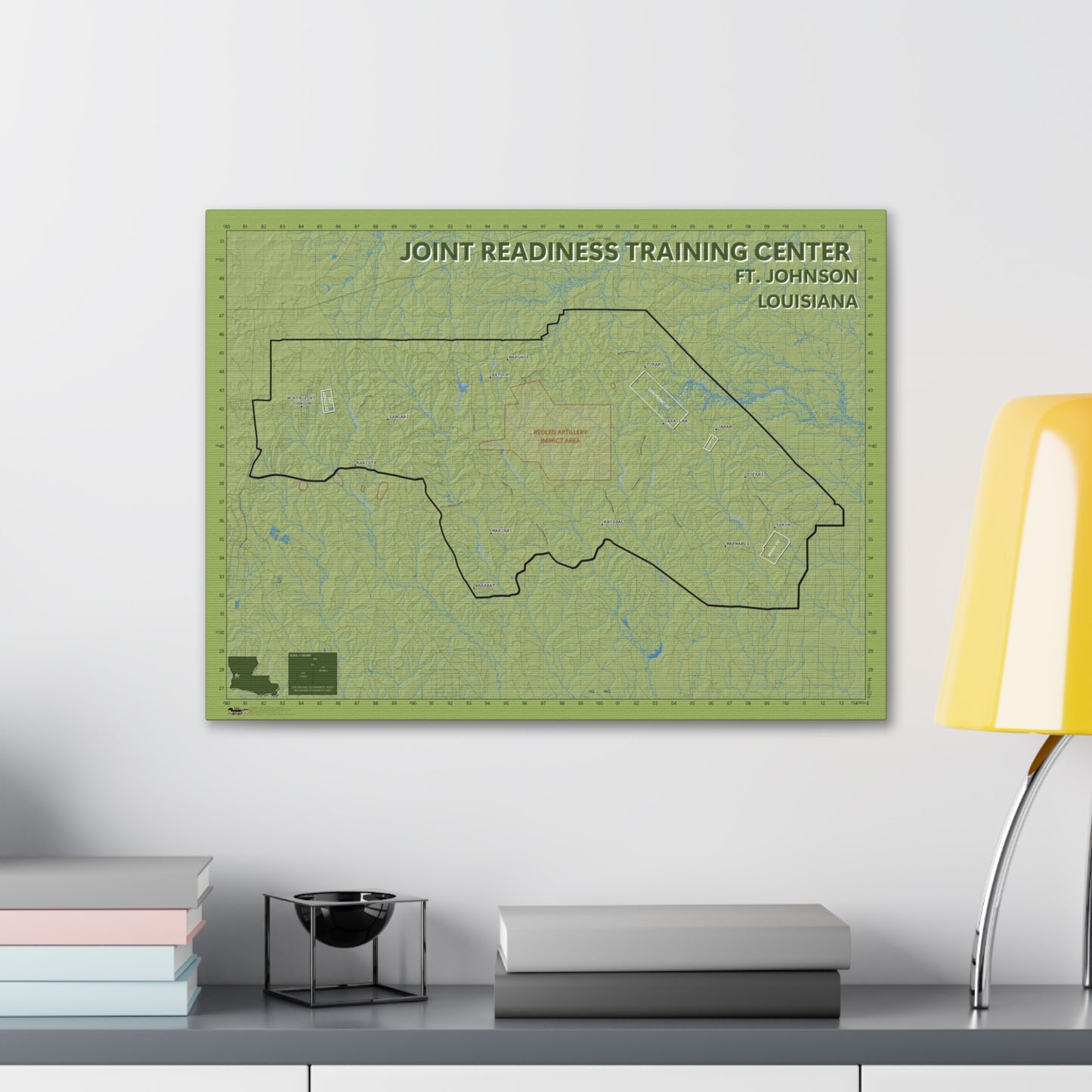 Joint Readiness Training Center - Fort Johnson  - Canvas Map