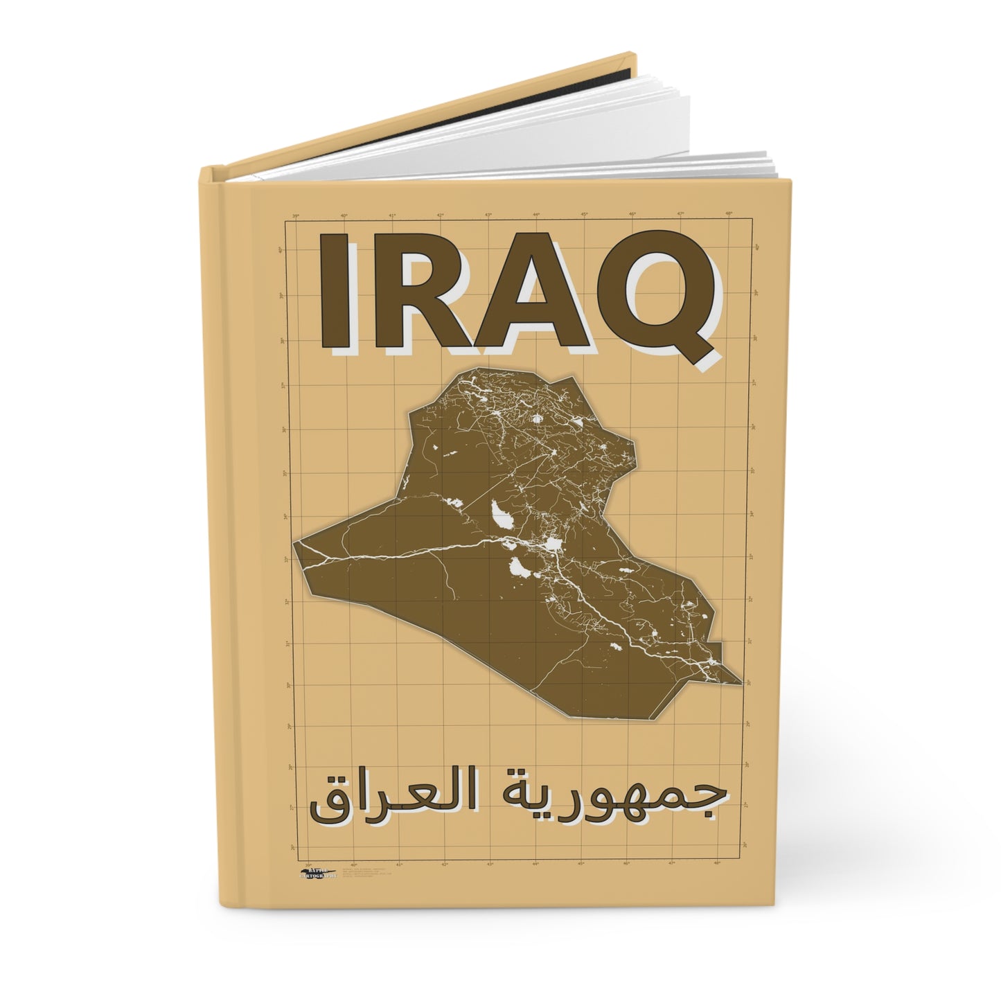 Iraq Desert Camo - Hardcover Journal Matte