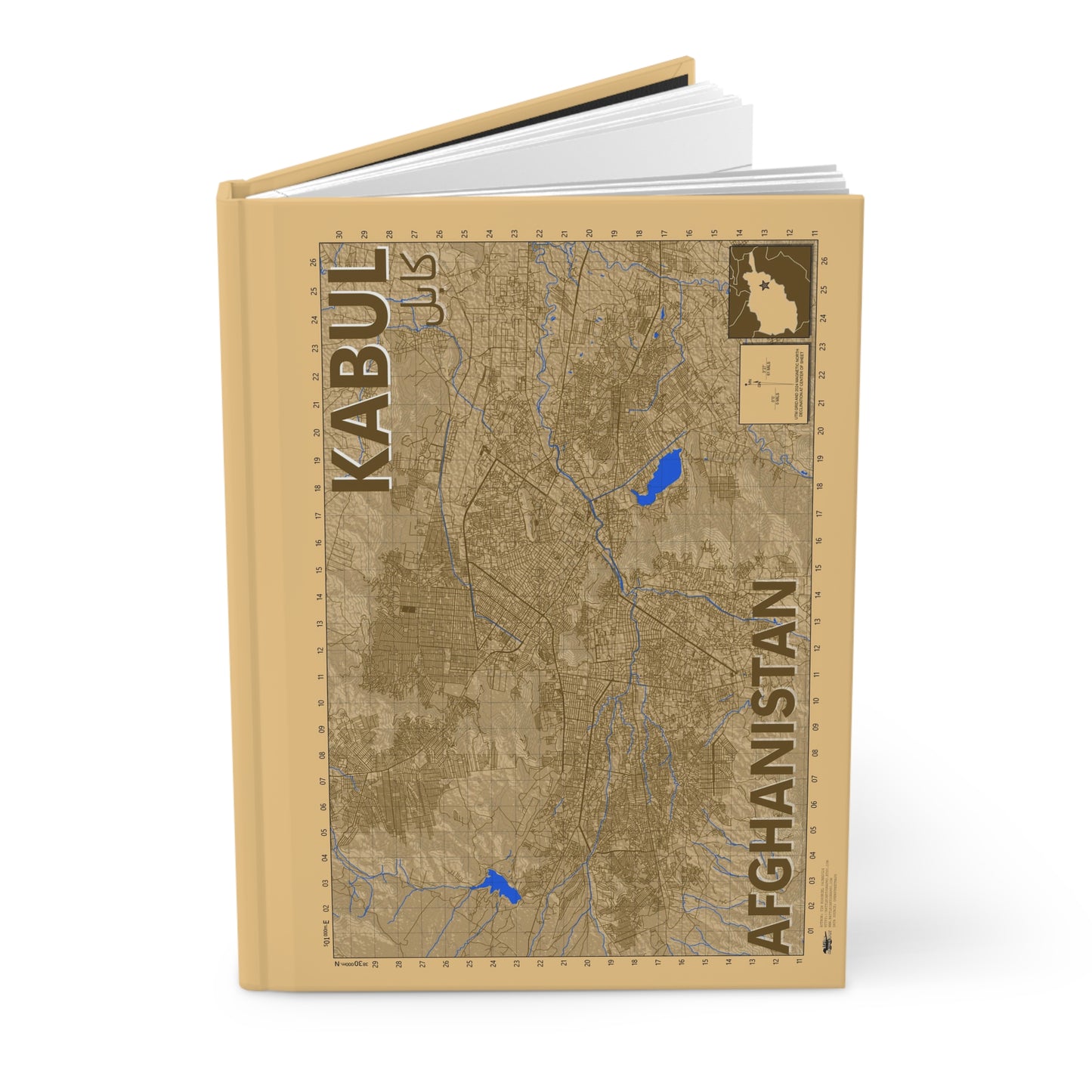 Kabul Desert Camo - Hardcover Journal Matte