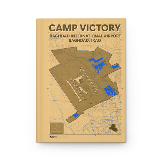 Camp Victory - Desert Camo - Hardcover Journal Matte