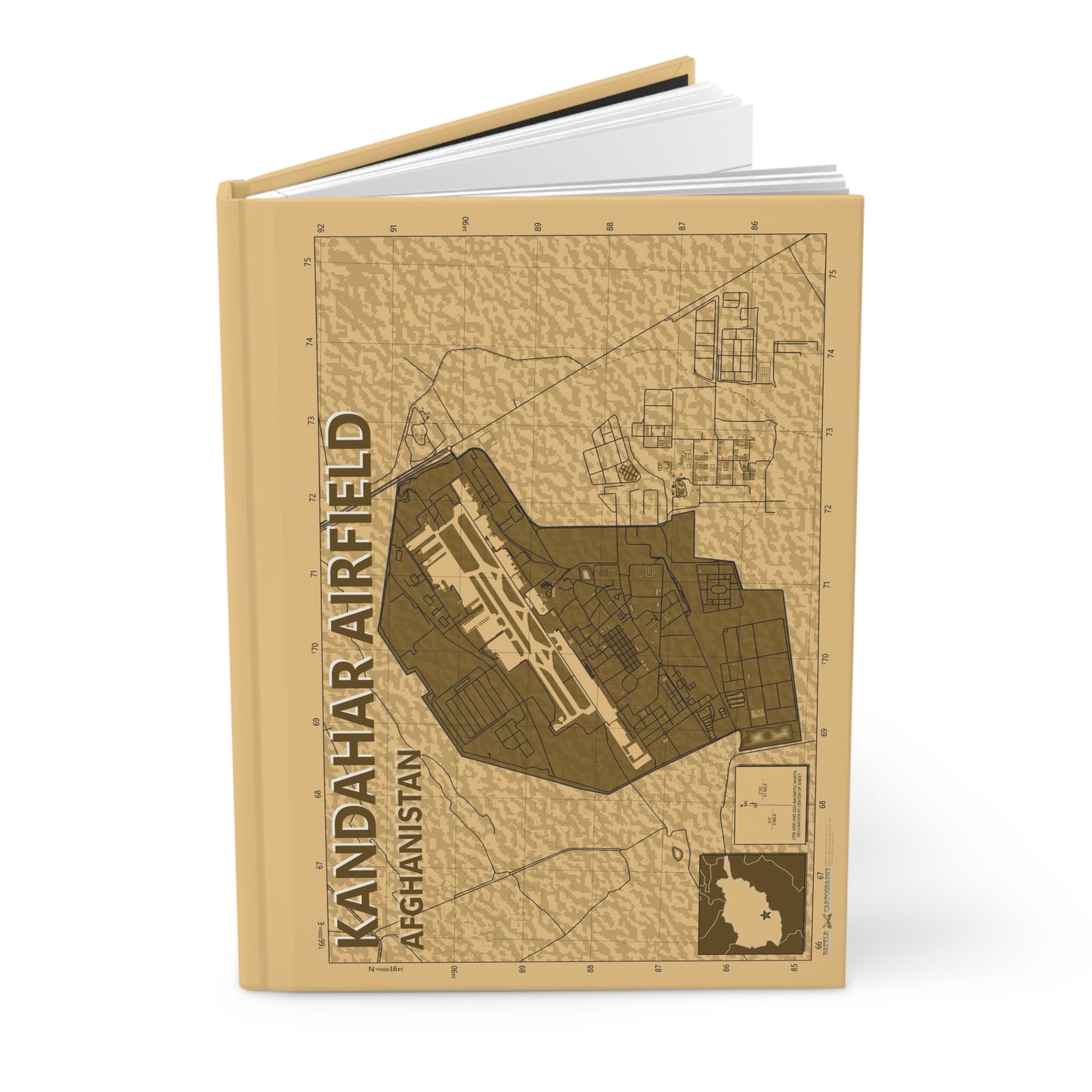 Kandahar - Desert Camo - Hardcover Journal Matte