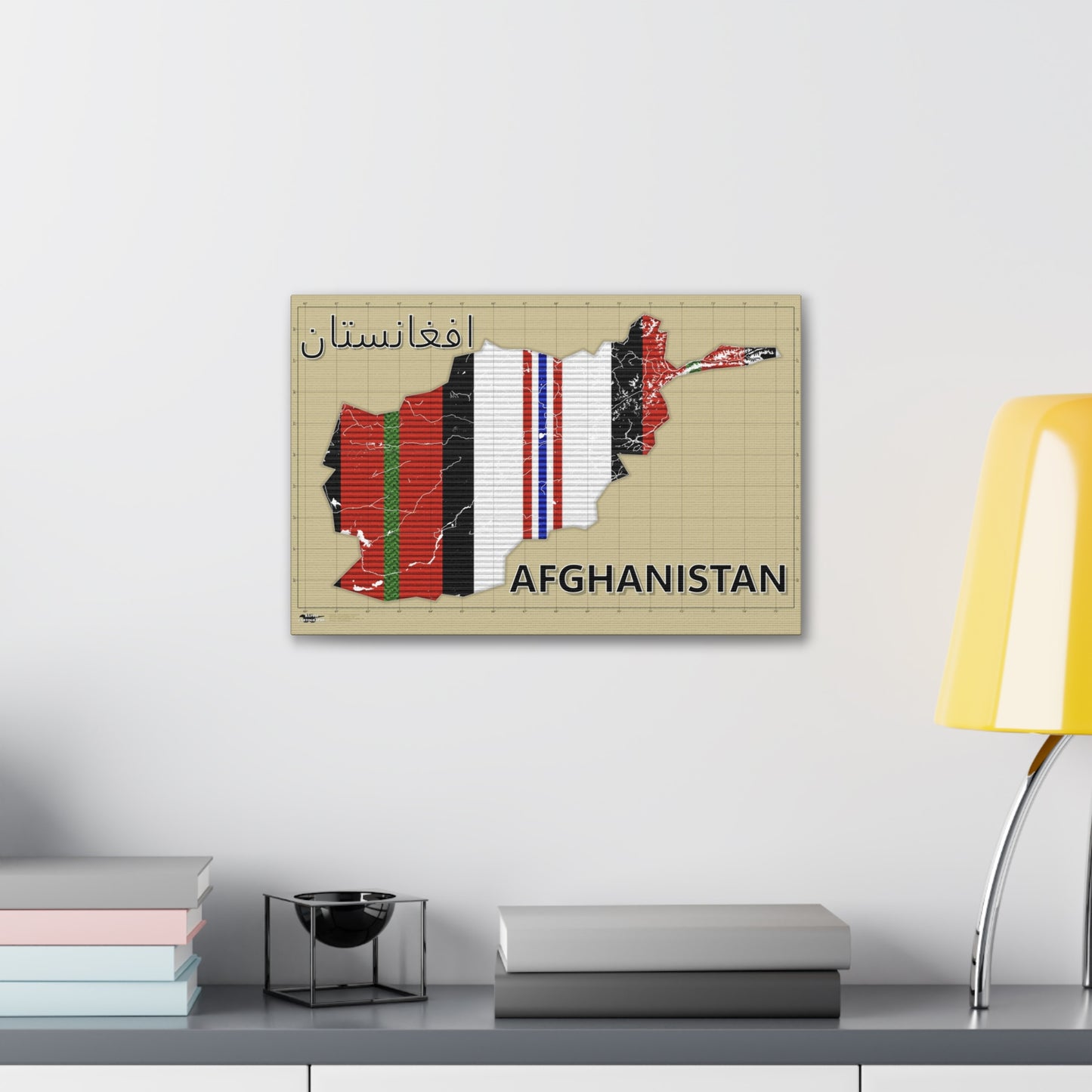 Operation Enduring Freedom - Afghanistan - Canvas Map